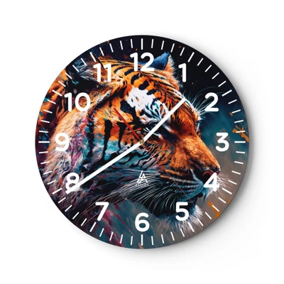Nástěnné hodiny - Divoká krása - 30x30 cm