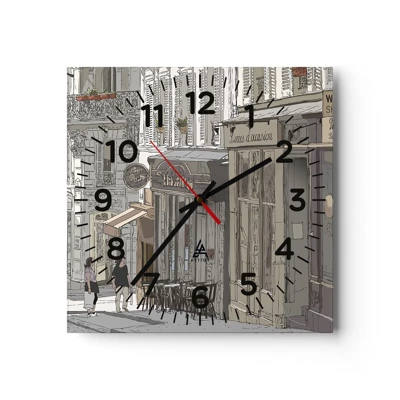 Nástěnné hodiny - Městské radosti - 40x40 cm