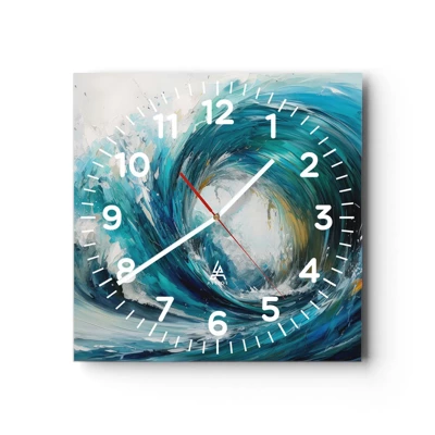 Nástěnné hodiny - Mořský portál - 30x30 cm