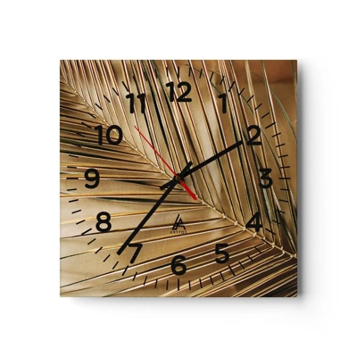 Nástěnné hodiny - Přírodní kolonáda - 40x40 cm