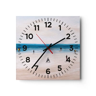 Nástěnné hodiny - Přirozená potřeba - 30x30 cm