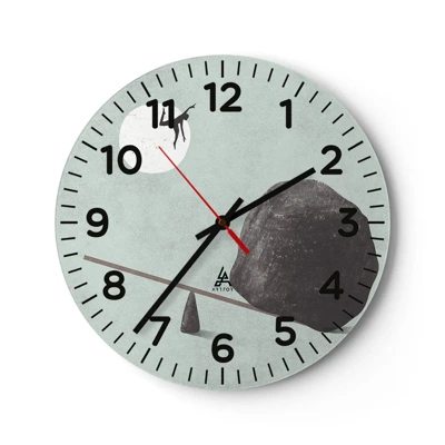 Nástěnné hodiny - Splněný sen - 30x30 cm