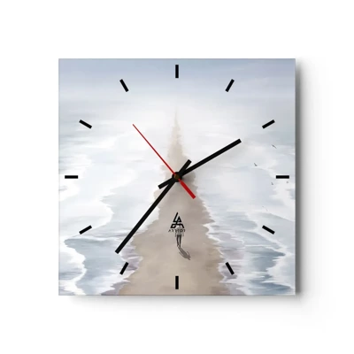 Nástěnné hodiny - Světlá budoucnost - 40x40 cm