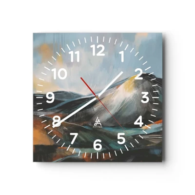 Nástěnné hodiny - Syrové i krásné - 30x30 cm