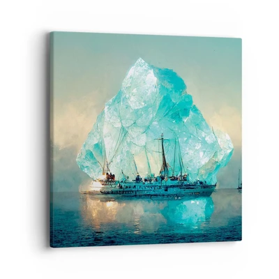 Obraz na plátně - Arktický briliant - 40x40 cm