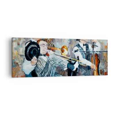 Obraz na plátně - Celý tento jazz - 140x50 cm