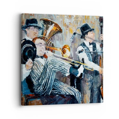 Obraz na plátně - Celý tento jazz - 40x40 cm