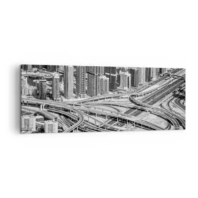 Obraz na plátně - Dubaj – nemožné město - 140x50 cm
