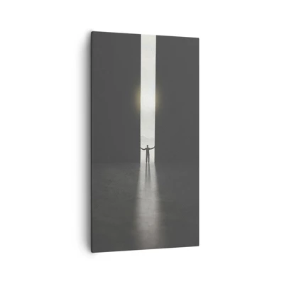 Obraz na plátně - Krok ke světlé budoucnosti - 55x100 cm