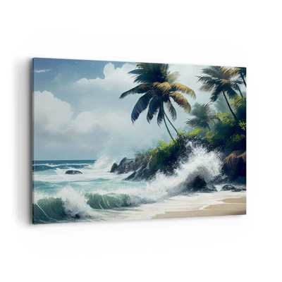Obraz na plátně - Na tropickém pobřeží - 100x70 cm
