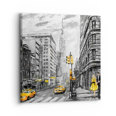 Obraz na plátně - Newyorský příběh - 30x30 cm