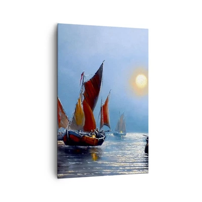Obraz na plátně - Noční rybolov - 80x120 cm
