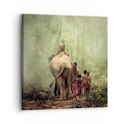 Obraz na plátně - Nová Kniha džunglí - 30x30 cm