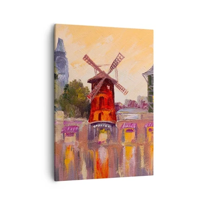 Obraz na plátně - Pařížské ikony – Moulin Rouge - 50x70 cm