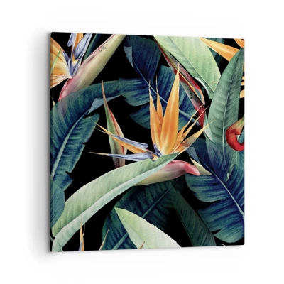 Obraz na plátně - Plamenné květy tropů - 50x50 cm