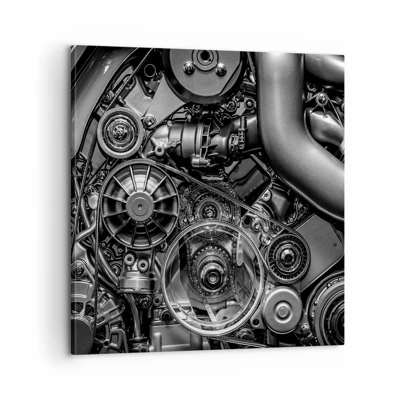 Obraz na plátně - Poezie mechaniky - 60x60 cm