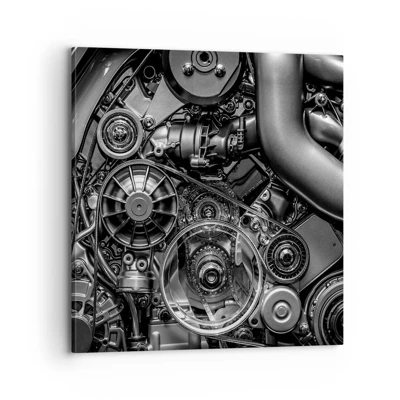 Obraz na plátně - Poezie mechaniky - 70x70 cm