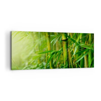 Obraz na plátně - Poznat samotnou zeleň - 100x40 cm
