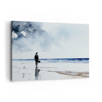Obraz na plátně - Rozhovor s mořem - 100x70 cm