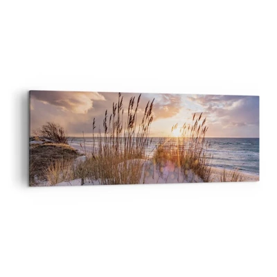 Obraz na plátně - Rozloučení se sluncem a větrem - 140x50 cm