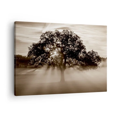 Obraz na plátně - Strom zpráv samotného dobra - 70x50 cm