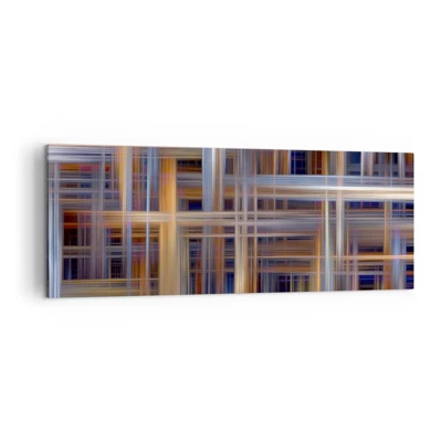 Obraz na plátně - Utkané ze světla - 140x50 cm