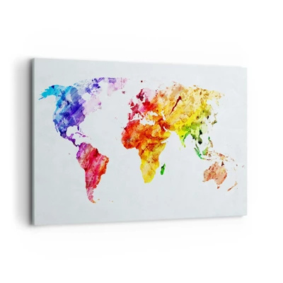 Obraz na plátně - Všechny barvy světa - 120x80 cm