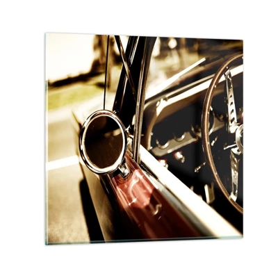 Obraz na skle - Auto s duší - 50x50 cm