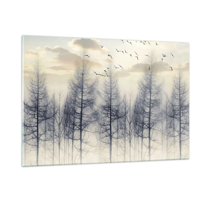 Obraz na skle - Duchové lesa - 120x80 cm