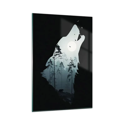 Obraz na skle - Hlas lesní noci - 80x120 cm