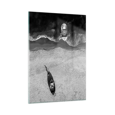 Obraz na skle - Ještě na břehu… - 50x70 cm