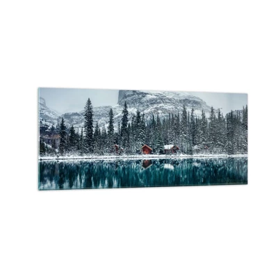 Obraz na skle - Kanadské útočiště - 120x50 cm
