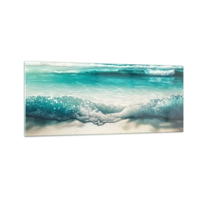 Obraz na skle - Klid oceánu - 100x40 cm