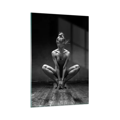 Obraz na skle - Koncentrace taneční energie - 80x120 cm