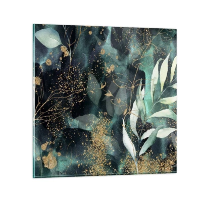 Obraz na skle - Kouzelná zahrada - 30x30 cm