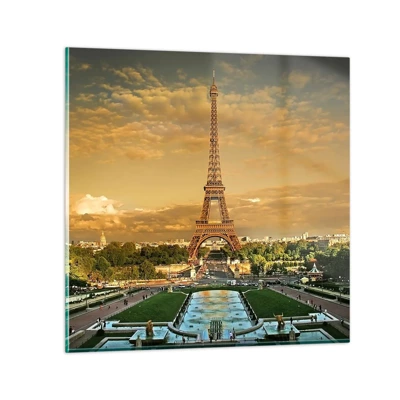 Obraz na skle - Královna Paříže - 60x60 cm