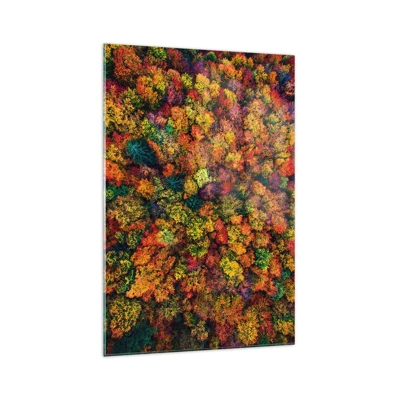 Obraz na skle - Kytice podzimních stromů - 70x100 cm