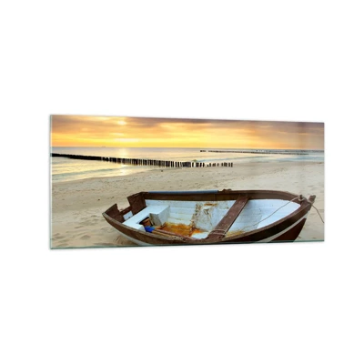 Obraz na skle - Neexistuje krásnější pláž - 120x50 cm