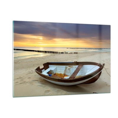 Obraz na skle - Neexistuje krásnější pláž - 120x80 cm