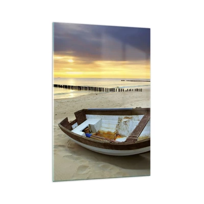 Obraz na skle - Neexistuje krásnější pláž - 70x100 cm