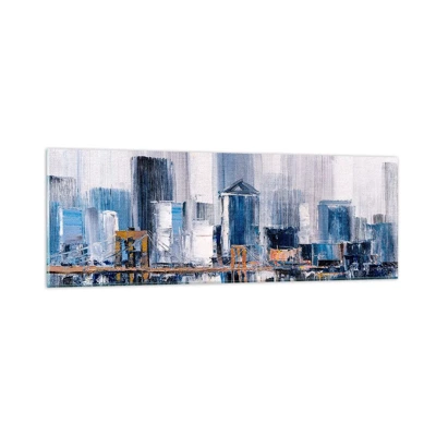 Obraz na skle - Newyorská imprese - 90x30 cm