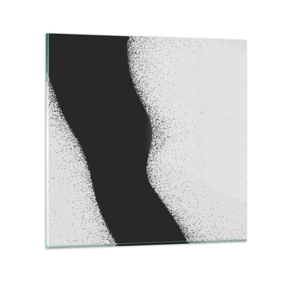 Obraz na skle - Plynulá rovnováha - 30x30 cm