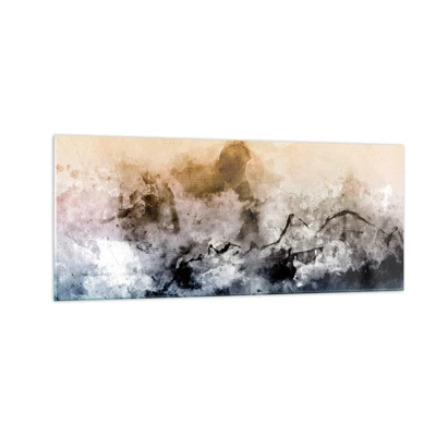 Obraz na skle - Ponořené do mračna mlhy - 100x40 cm