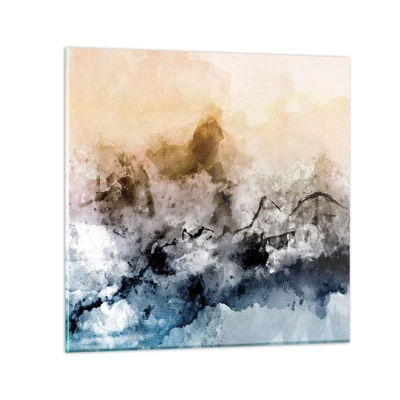 Obraz na skle - Ponořené do mračna mlhy - 50x50 cm