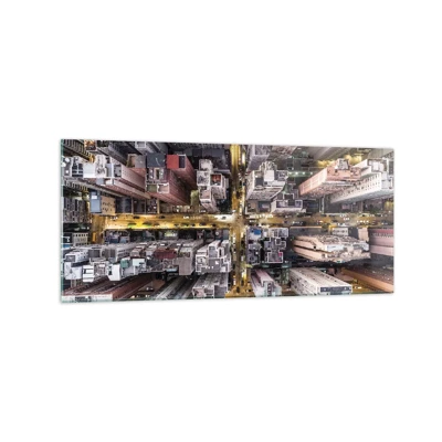 Obraz na skle - Pozdrav z Hongkongu - 120x50 cm