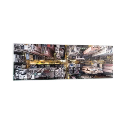 Obraz na skle - Pozdrav z Hongkongu - 160x50 cm