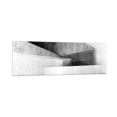 Obraz na skle - Struktura prostoru - 160x50 cm