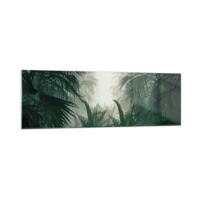 Obraz na skle - Tropická záhada - 160x50 cm