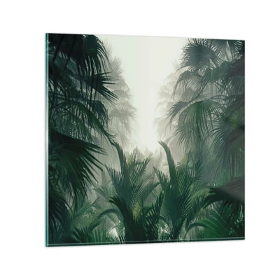 Obraz na skle - Tropická záhada - 60x60 cm