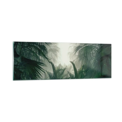 Obraz na skle - Tropická záhada - 90x30 cm